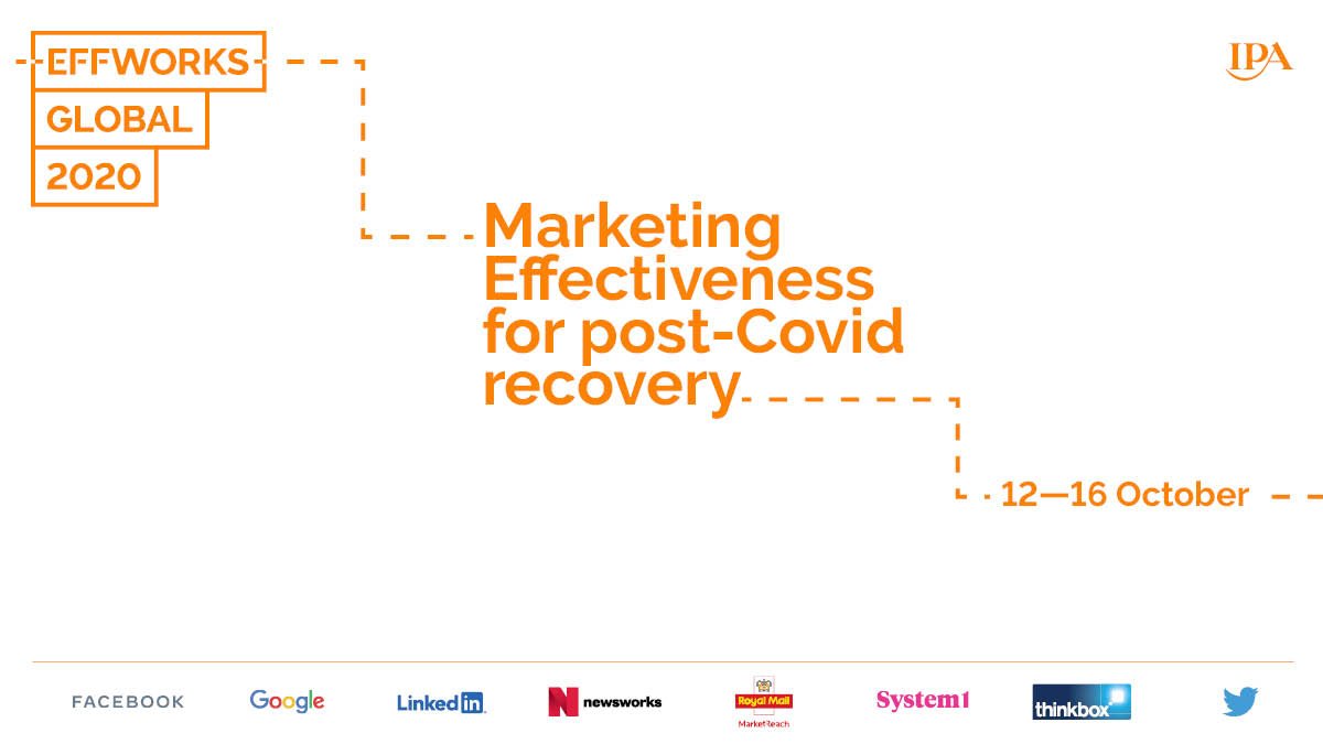 Everyone who cares about marketing effectiveness: 

#EffWorks, the global effectiveness conference, is *FREE* for the first time this Oct 12-16.

Featuring creative inspiration from <a href="/fer_machado123/">Fer Machado</a> and new thinking from <a href="/BinetLes/">Les Binet</a>.

Book here: ow.ly/mXNh50Br0E1

Pass it on.