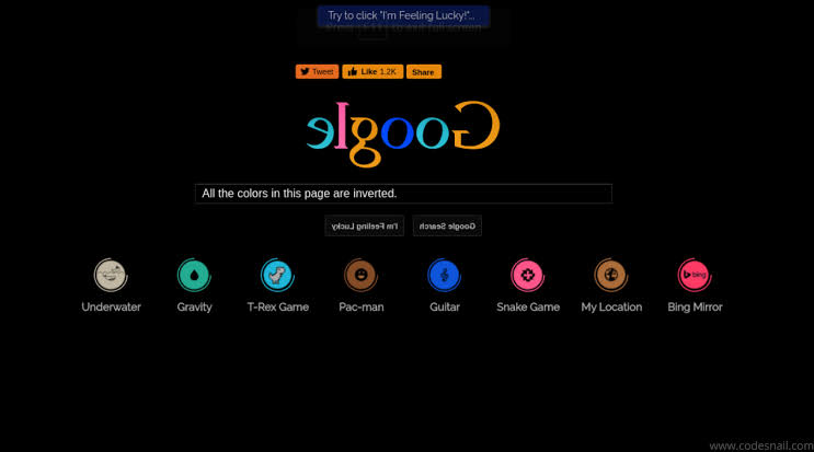 CodeVectorLabs's tweet image. Google
We all know it. We all use it.
But have you ever heard about elgooG?
Yes, you have guessed it right! Its name is just the reciprocal of Google.
Go ‘Google’ it right now and come back getting all amazed.
#Google #ArtificialIntelligence #FunFact #fun #elgoog #tuesdayvibes