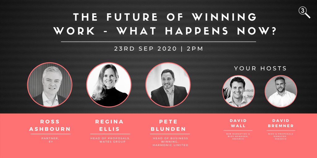 3SearchTweet's tweet photo. Do you have a spare lunch break tomorrow? 

Why not tune into our free #webinar? Industry experts discussing the future of winning work!

For more info and to sign up: https://t.co/iNAUGbvk28 https://t.co/FLfSJS0q4t