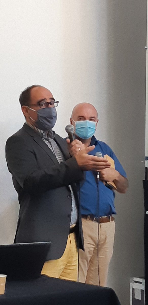 LaurentAdiceam's tweet photo. Ouverture de la journée de rentrée ce matin à la Maison #LesMetallos avec @BonnetEman, DG, @hubert_thierry, producteur  et @MorvantB, directrice de communication @cfrt_tv @jourduseigneur @RedactionDMET https://t.co/6JojBcJ80e