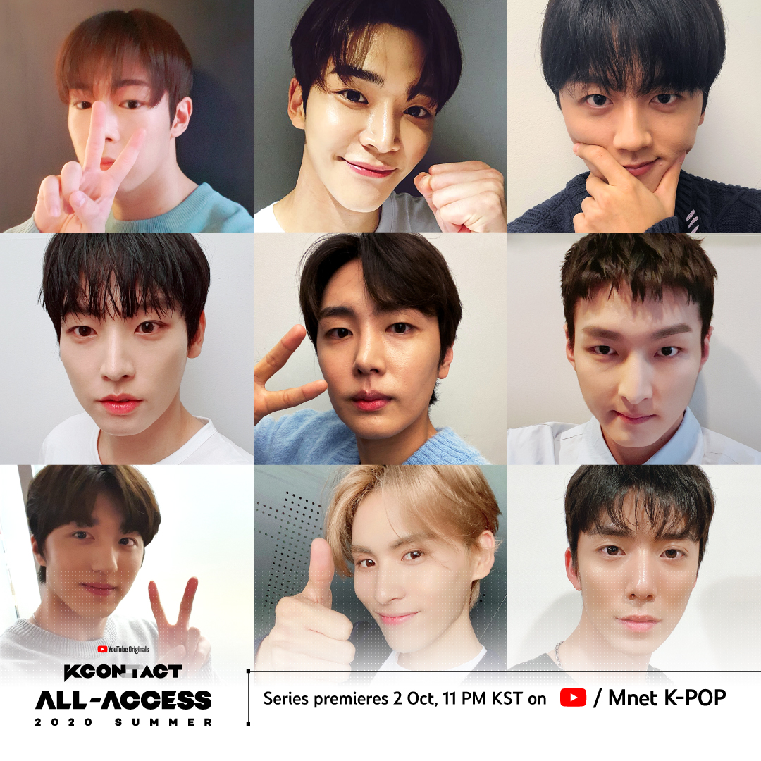 kconjapan's tweet photo. [KCON:TACT ALL-ACCESS]

#SF9 のワールドツアービハインドとエピソード9 ‘輝かしい瞬間' 限定の新たなコラボを披露する。

10月2日、Mnet K-POPチャンネルYouTube Premieres(YouTube初公開)でエピソード1をチェック！

#KCONTACTALLACCESS #YouTubeOriginals https://t.co/b6evrrboCH