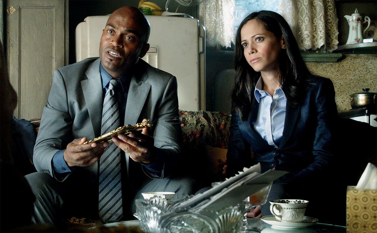 LongLiveGotham's tweet photo. Renee Montoya and Crispus Allen, who appeared in season one of Gotham, are characters who transform into other personas in the comics. Who do they become? #Gotham #GothamTrivia https://t.co/cgMI09flnZ