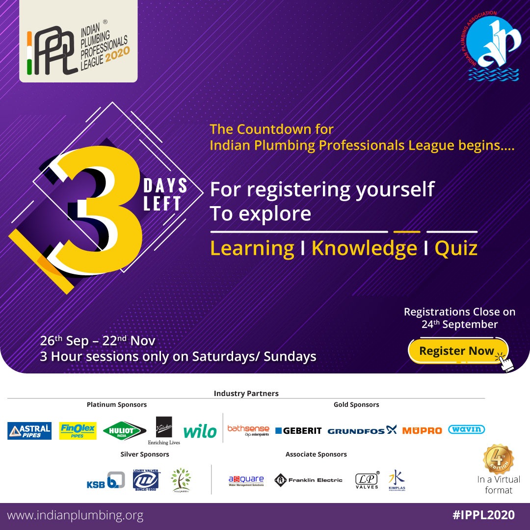 OfficialIPA's tweet photo. The Countdown begins!
Only #3 Days to go for registering to #IPPL2020, a competition to win that brings knowledge and big rewards. Register Now and get a chance to #win. https://t.co/6amo9uy2bQ https://t.co/Au1xc4WbmO