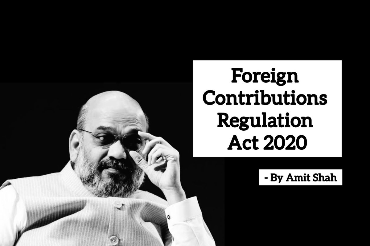  #ThreadImpact of FCRA 2020 on NGOs with vested interests.