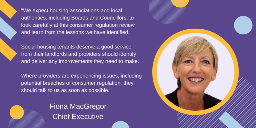 Our 2020 consumer regulation review sets our key lessons for social housing providers to protect tenants: gov.uk/government/new… #ukhousing