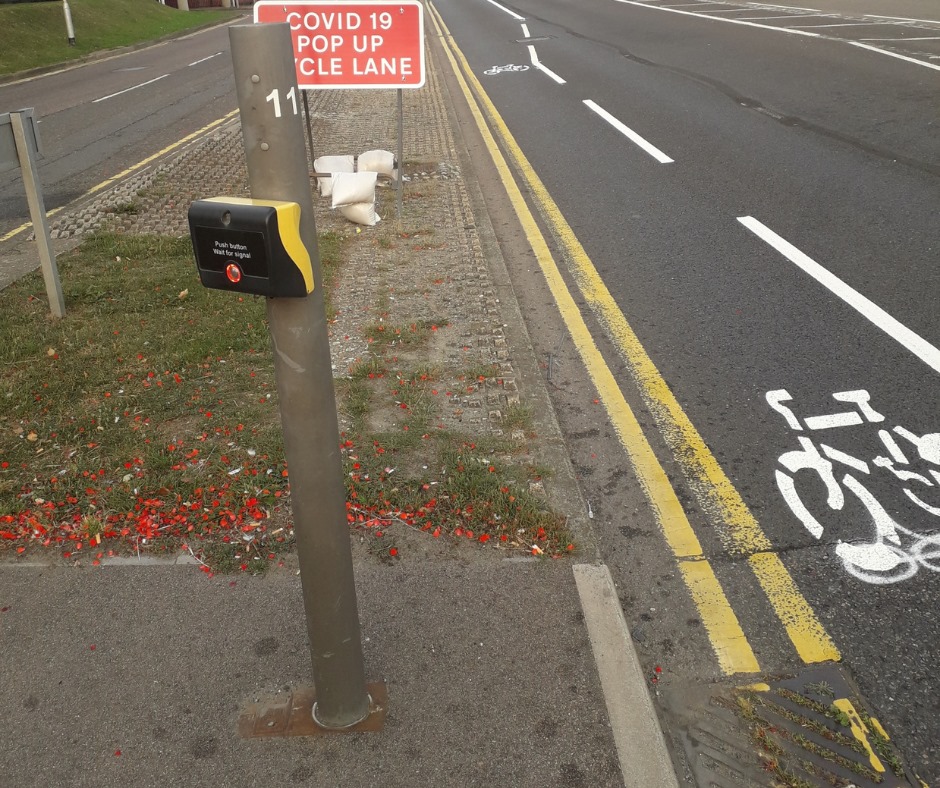 ** Update on KCC’s Pop Up cycle lanes **We know there was quite a bit of interest last week about those pop up cycle lanes which  @Kent_cc introduced as part of the Government's Emergency Active Travel Fund scheme - which aims to enable more people to walk and cycle. 1/3