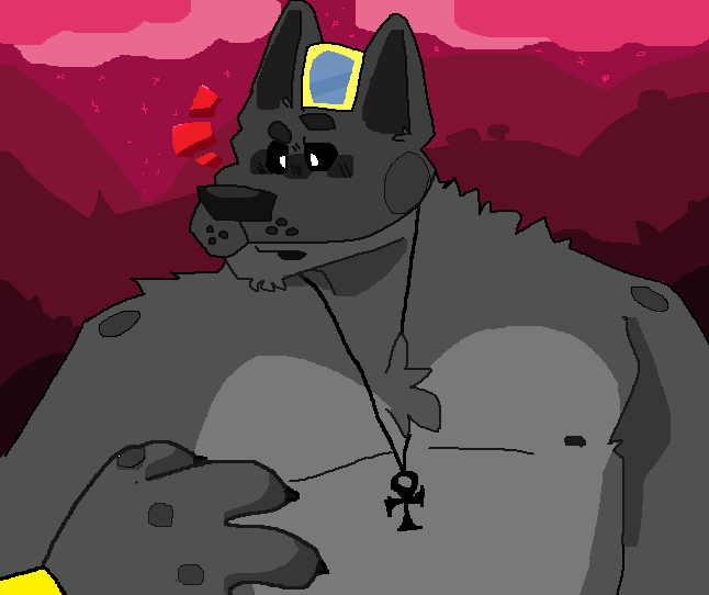IdiJust's tweet photo. Latelly i being practice on paint and my mouse, and i have some draws ill probably going to post more frequently!
This time i show this draw of my annubis, im getting actual fun drawing him, hope u guys like it!
#Furry #furryfandom #furryoc #anubis #oc #PaintDraw #DigitalArt https://t.co/5wRmBjrugp