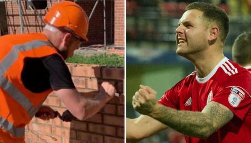 BBCSport's tweet image. Billy Kee retired from football in January at the age of 29 because of struggles with depression, anxiety and bulimia.

Now the former Accrington Stanley striker is rebuilding his life as a bricklayer and playing non-league.

This is his story: bbc.in/2HqcbFX

#bbcfacup