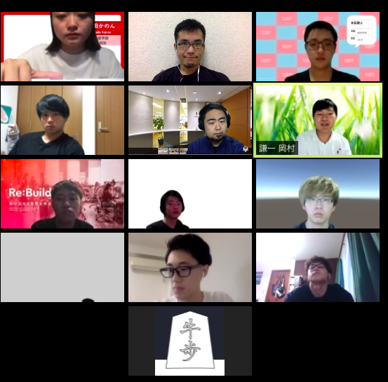 xinsuzuki's tweet image. 今日は #立命館大学 の #プログラミング 学習コミュニティ #PROGRAMAN 主催オンラインハッカソン！
@PROGRAMAN3