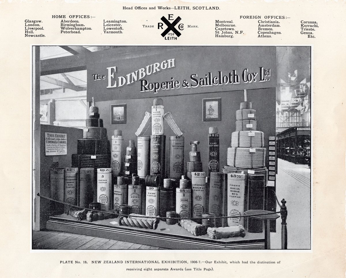 We can see from this page in the 1906 company publication just how wide a range of products they made, and from their offices around the country and world just quite how big a player they were globally. (pic Edinburgh Collected)