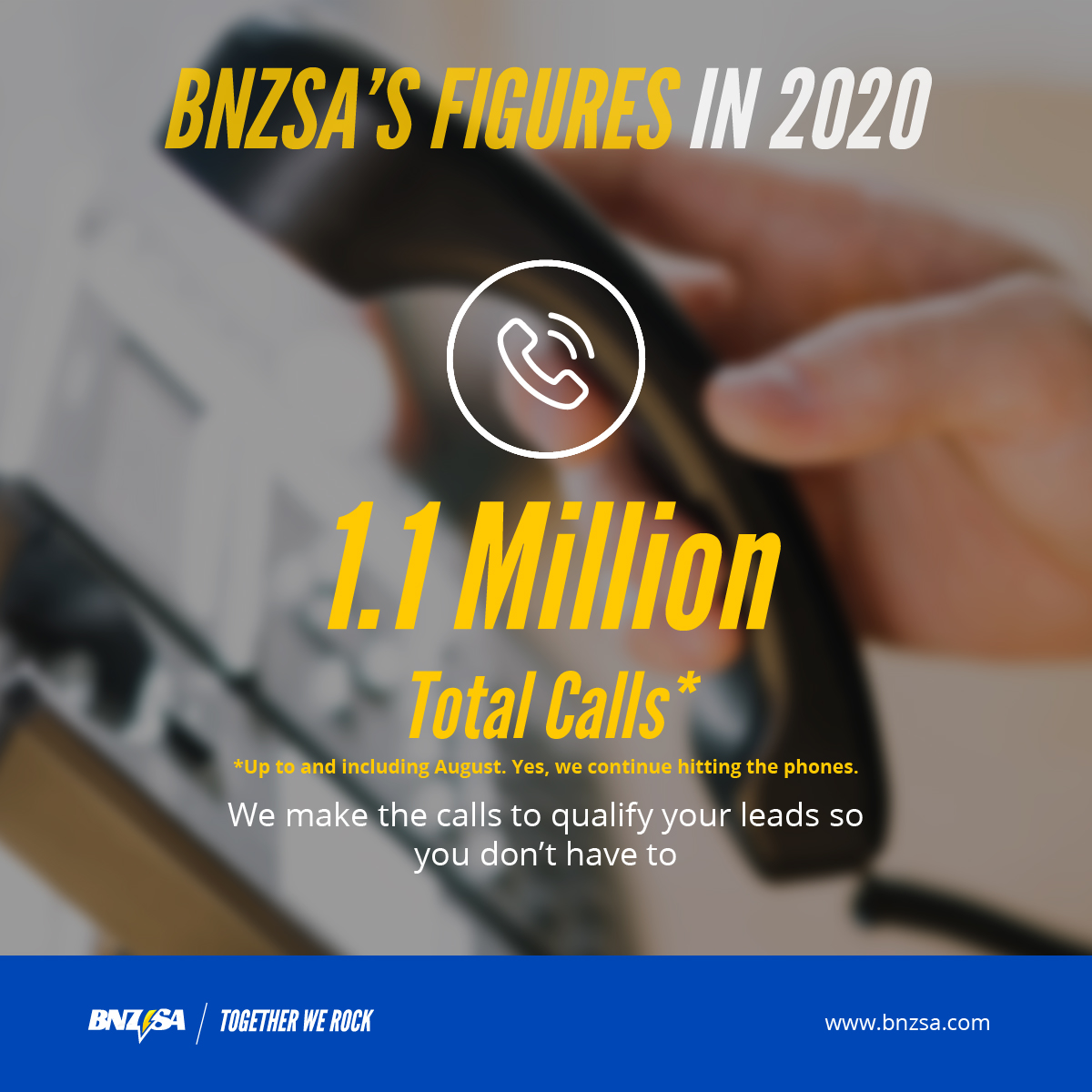 BNZSA2's tweet photo. We make the calls, so you don't have to. If you want sales ready lead generation, get in-touch https://t.co/RR9MVp0tcJ
#togetherwerock #b2bmarketing #salesexcellence #leadgeneration #leadverification #digitalmarketing #marketing #salesreadyleads #salesacceleration https://t.co/NHv1UVGL60