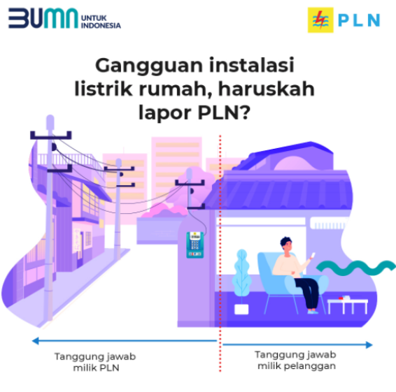 plnkopo's tweet photo. Listrik di rumah ada gangguan nih, lapor PLN ah!"

Tunggu dulu, Electrizen! Sebelum melapor ke PLN, Electrizen harus memastikan bahwa gangguan berada di instalasi listrik di luar rumah, seperti pada kWh meter atau sambungan listrik ke rumah.
Caranya gimana? https://t.co/V97wkDqf6C