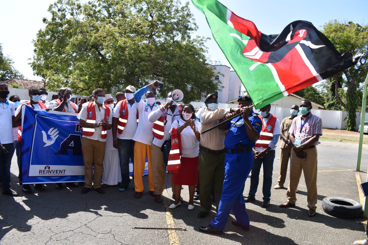#InternationalDayofPeace2020 <a href="/MombasaCountyKe/">Mombasa County</a>  commemorated by the flagging off of a peace procession by the County Commissioner and County Police Commander at County Head quarters. Theme: #ShapingPeaceTogether. <a href="/ReinventKenya/">REINVENT Programme</a> <a href="/Mensenmissie/">Mensen met een Missie</a> <a href="/NSCpeace/">Peacebuilding and Conflict Management</a> <a href="/CICCTrust/">CICC Trust</a> <a href="/Cwid4Cwid/">Collaboration of Women In Development - CWID</a>