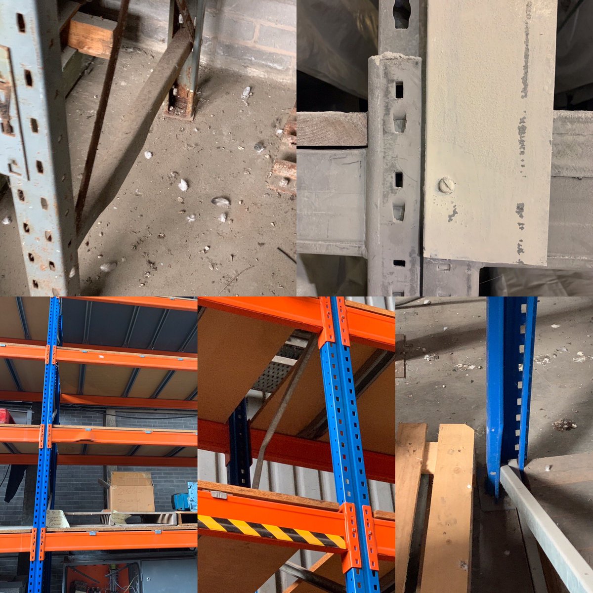 DSPInteriors's tweet photo. In a busy warehouses periodic damages can occur as a result of forklift trucks coming into contact with racking, or by regular overloading. The damage may be small initially, but could cause serious failure if not addressed. An inspection can alert you to this #rackinspection https://t.co/nIfXk5BHAO