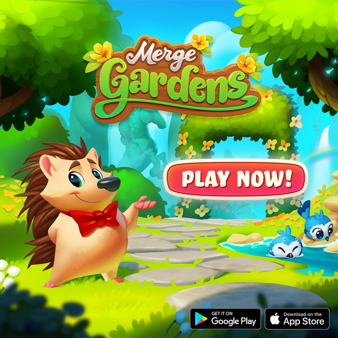 mergegardens's tweet image. MERGE GARDENS IS NOW OUT GLOBALLY ON ANDROID AND IOS! 🎉  Play now: mergegardens.onelink.me/iZGg/play

Restore the forgotten grounds of Grandma’s mansion by merging garden decorations and swiping to match puzzle pieces! In a world of almost infinite possibilities, what will you discover?✨