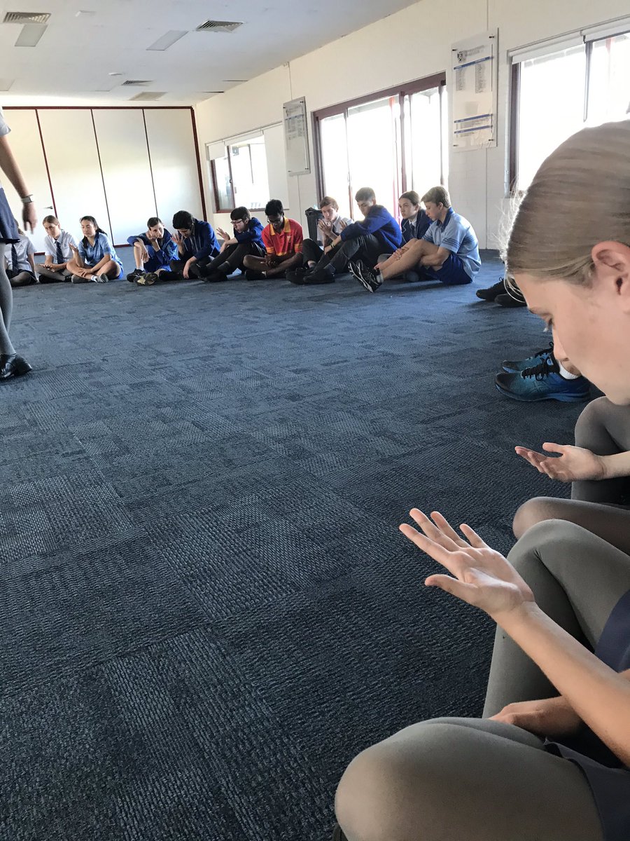 Cassandra__Hall's tweet photo. Welcome Year 7s Le Rosey Game Changers to Marist Youth Ministry here at @NewmanCollegeWA. Thank you to @MYMPerth for coming along we love your #familyspirit @simon__martino https://t.co/ji4KUxwPNg