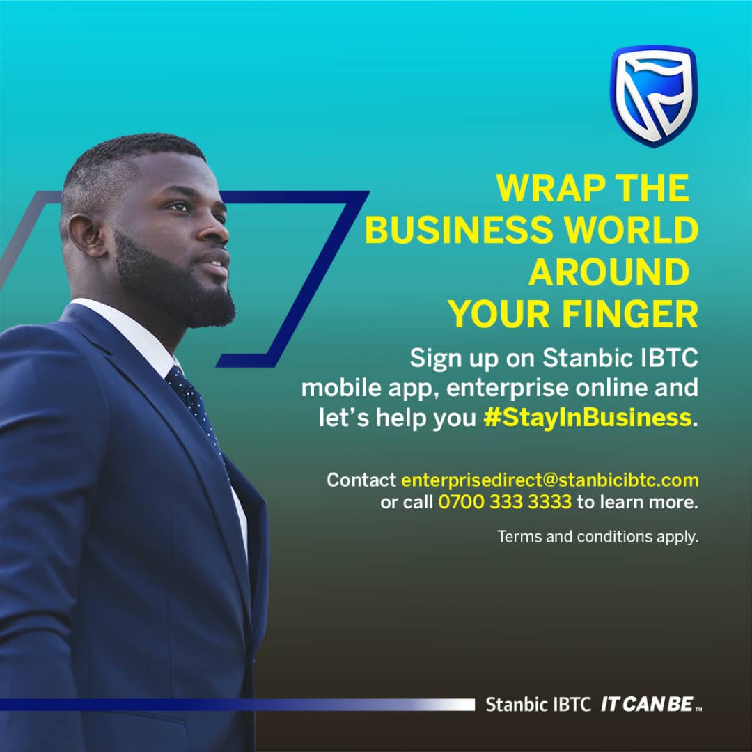 StanbicIBTC's tweet photo. Let us help you manage your business cashflow and #StayInBusiness with our Enterprise Online Banking service. Call 0700 333 3333 for more details.
#ItCanBe https://t.co/NepvIeT10c