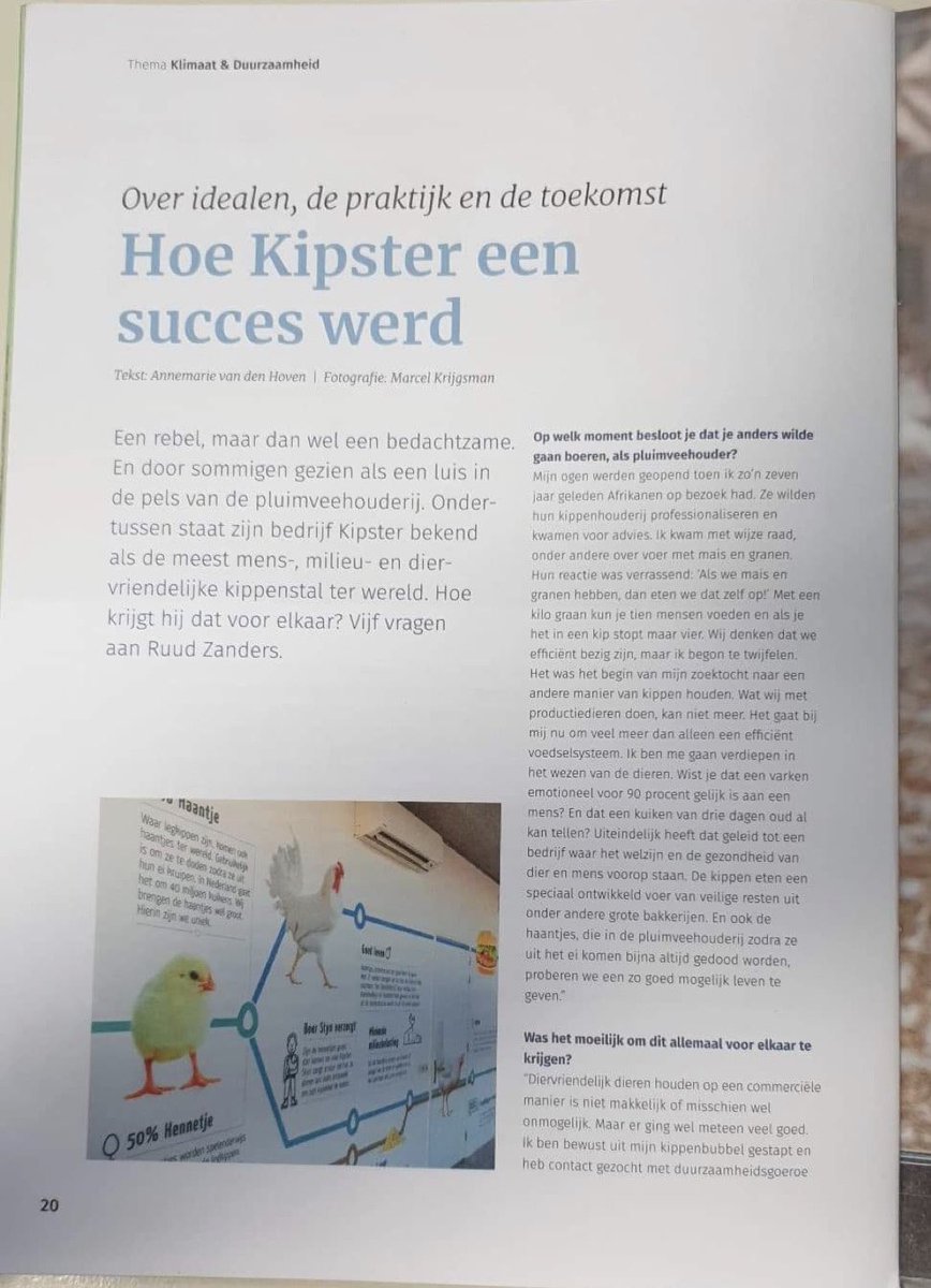 Ruud_Zanders's tweet photo. In het blad van #colland “Een rebel, maar dan wel een bedachtzame” 😅 https://t.co/e7zwEWZBfv