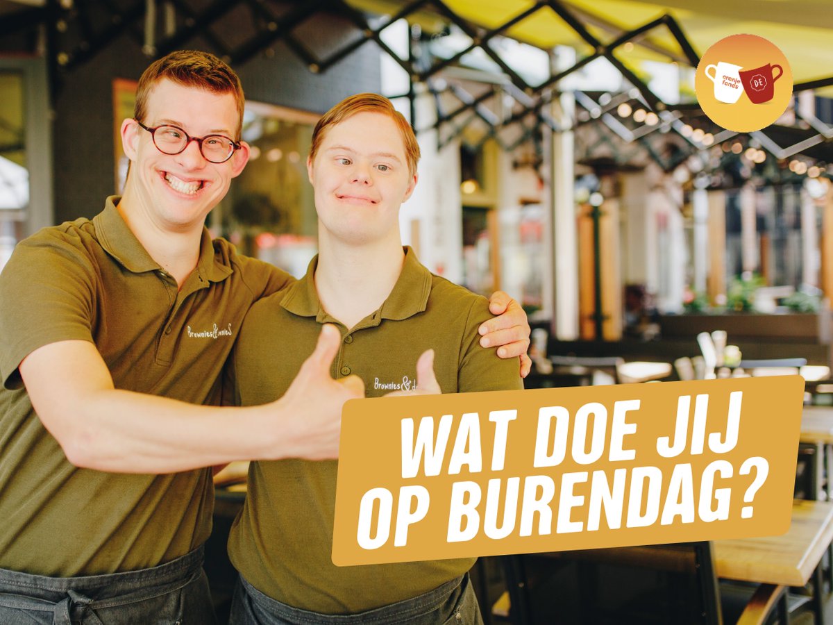 Aanstaande zaterdag is het #burendag 🏡 Zet jij je buren dit jaar in het zonnetje? ☀️ Ga bij ze op de koffie of drink samen een kopje koffie bij Brownies&amp;downieS ☕😀

#browniesanddownies #puurisperfect #wijmakenlunchenleuker