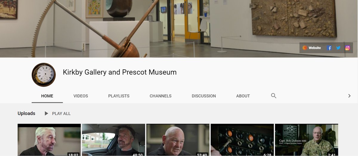 galleriesmuseum's tweet photo. Check out our new YouTube channel for #KirkbyGallery & #PrescotMuseum! All of our Watch of the Week series are on there, including Made on Merseyside interviews, local history, #Picturing100Years and both Willy Russell films. See them all & subscribe here: https://t.co/yihvyIS4kb https://t.co/IiaOKUGzRk