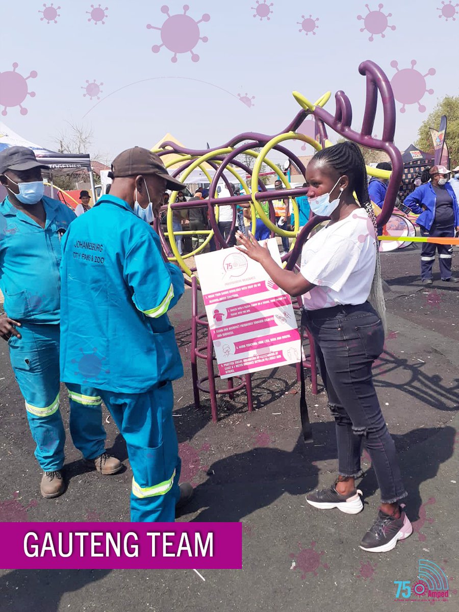 750Amped's tweet photo. Gauteng 750AMPED Team on the ground...

MMC for infrastructure and environmental development was in Alex having a campaign and the fieldworkers were also campaigning on the #750amped campaign... https://t.co/qe8en4tMgG