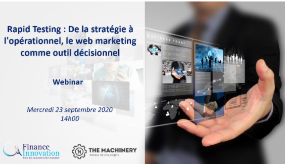 Giss_SV's tweet photo. J-1 pour le webinar "Rapid Testing : De la stratégie à l'opérationnel, le web marketing comme outil décisionnel" inscrivez-vous ici: https://t.co/eK3y9FJ3S4 @The_Machinery https://t.co/iBhtfdH4rM