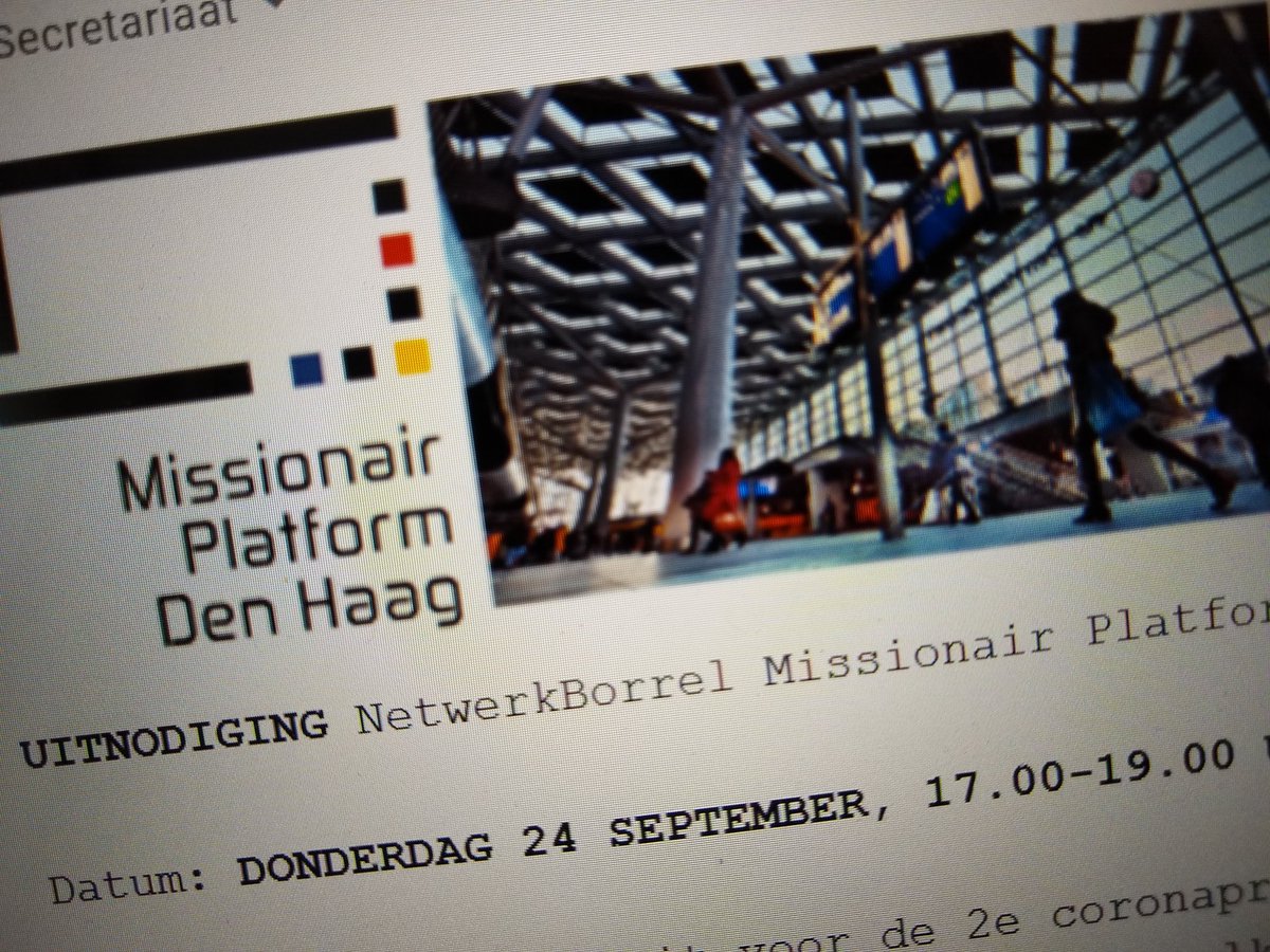MissionairDHaag's tweet photo. Welkom!! Aanstaande donderdag 17u hebben we weer een coronaproef #netwerkborrel. Ontmoeting, nieuwe ontwikkelingen, #hecht & pizza. Aanmelden is noodzakelijk en kan via secretariaat@missionairplatformdenhaag.nl. #denhaag #kerken https://t.co/wML8GtYxiS