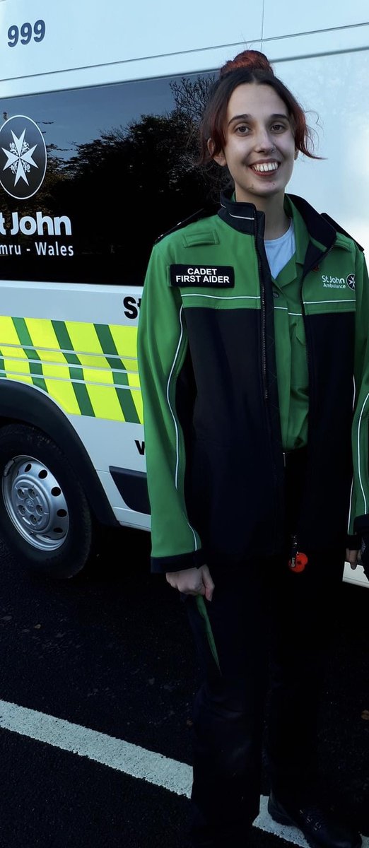 SJACNorthYouth's tweet photo. A huge good luck to former Wrexham Cadet and Young Adult, Mary who has this week started her Nursing Degree at Bangor University based at Wrexham Campus. Mary, we are so proud of you - we know you will make an amazing Nurse 💖 https://t.co/2we4neSGUw