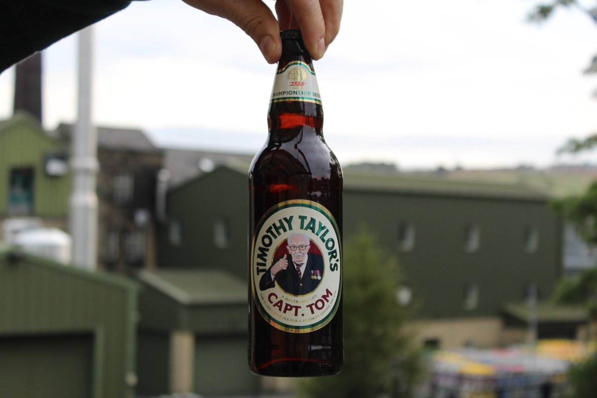 TimothyTaylors's tweet image. We have commemorated our fellow and legendary ‘Keighleyite’ – Captain Sir Tom Moore (@captaintommoore) – with his very own specially designed Landlord bottles!

Read more on our website and if you can, donate to the Captain Tom Foundation 💙
🖱️ bit.ly/2RNs2A0