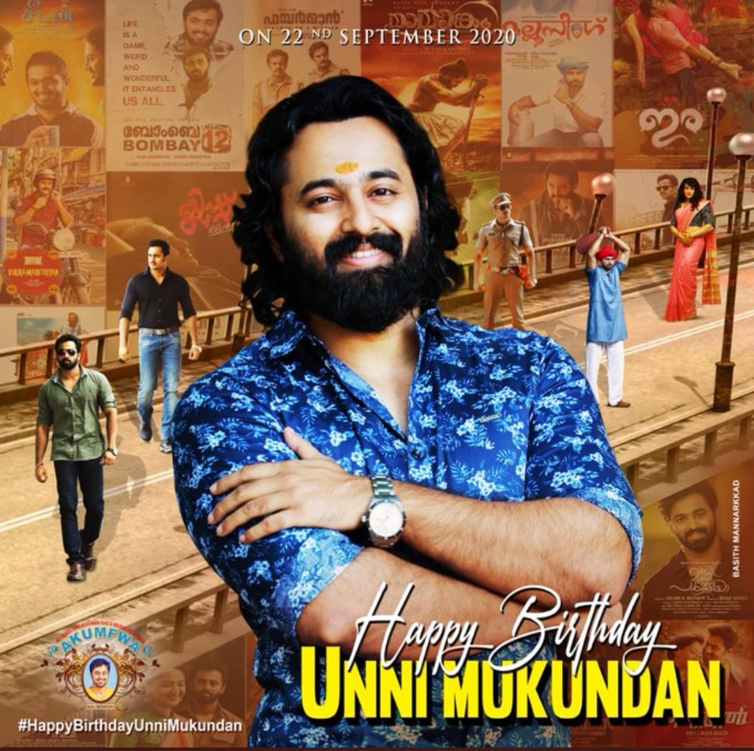 Happy Birthday Unni Mukundan Wishes from behalf Team    
