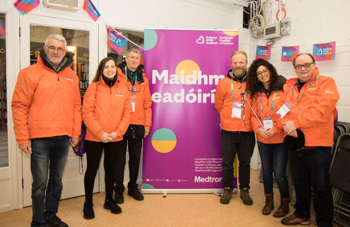 On #NationalVolunteeringWeek, we would like to thank our wonderful #Galway2020 Wave Makers who have been the backbone of our activities for the past 18 months - their commitment and enthusiasm has been amazing.
