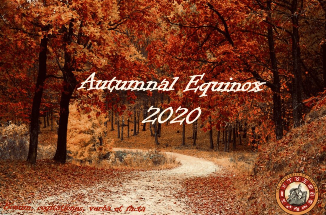Today we wave goodbye to summer and welcome in the autumn, this Equinox being a time of gratitude, preparation &amp; balance.   
 
The nights grow longer, reminding us that everything is temporary, that nothing lasts forever &amp; to recognise &amp; appreciate all that we have. #MOM #Mithras