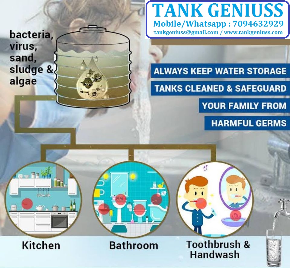 TankGeniuss's tweet photo. For Water Tank / Sump Cleaning services - Enquiry/Bookings:

Mobile/Whatsapp:7094632929

Email:tankgeniuss@gmail.com

*Price based on the capacity of the tank / sump. https://t.co/GmXTYRpaFT