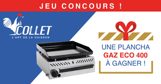 ColletIndust's tweet photo. 👉   /// JEU CONCOURS /// 👈
Pour fêter la mise en ligne de notre nouveau site e-commerce, nous vous offrons la chance de gagner une plancha gaz ECO 400 d'une valeur de 395 € TTC ! 
Toutes les infos sur https://t.co/tUELLe0bl8 https://t.co/J51Nl6B6W4