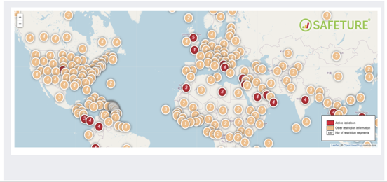 ACE_TMC's tweet photo. COVID-19 Travel Restirction Map

Use our up-to-date COVID-19 Travel Restriction Map to see each country's lockdown levels, in real-time. This tool is perfect for helping you plan and organise trips, allowing your people to travel with confidence.

https://t.co/GdZX2yJk4l
#ACE https://t.co/wwZvBQQvQk