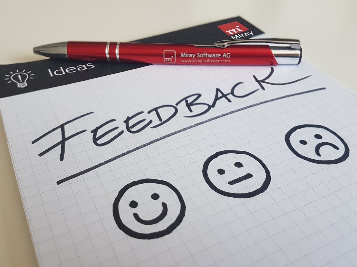 MiraySoftware's tweet photo. Our products would not be what they are today without the feedback from our community! Thanks to all of our customers who have shared your thoughts, suggestions, praise and criticism. 

Please continue to help us and keep the feedback coming! https://t.co/JhkwNLHtoL