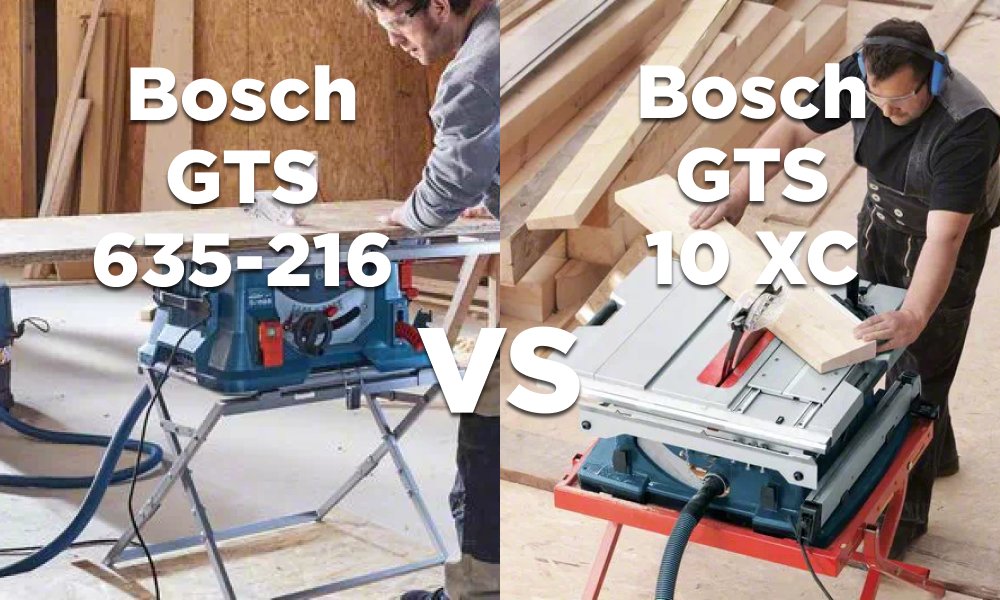 Machine Atlas on X: Bosch's new GTS 635-216 is one of the most popular  table saws in Europe right now. But how does it differ from the old GTS 10  XC? Find