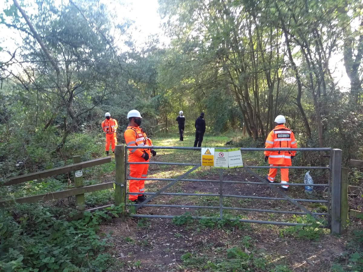 Today, without notice, #HS2 have taken possession of our Calvert Jubilee nature reserve. They will now destroy decades of hard work by <a href="/BBOWT/">BBO Wildlife Trust</a> staff &amp; volunteers who have made it a haven for wildlife. This is a sad day for us, and for all who fought to save this special place.