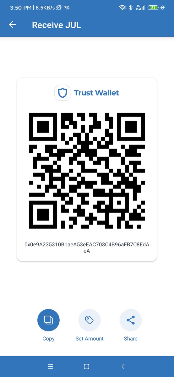 PrantoS2's tweet photo. @TrustWalletApp @JustLiquidity @binance Thanks 
@JustLiquidity
 For This Amazing Giveaway I Hope It Will Reach Moon Full moon with face Fire Congratulations On Being Listed On 
@binance 

0x0e9A235310B1aeA53eEAC703C4B96aFB7C8EdAeA https://t.co/KKod7X3gbn