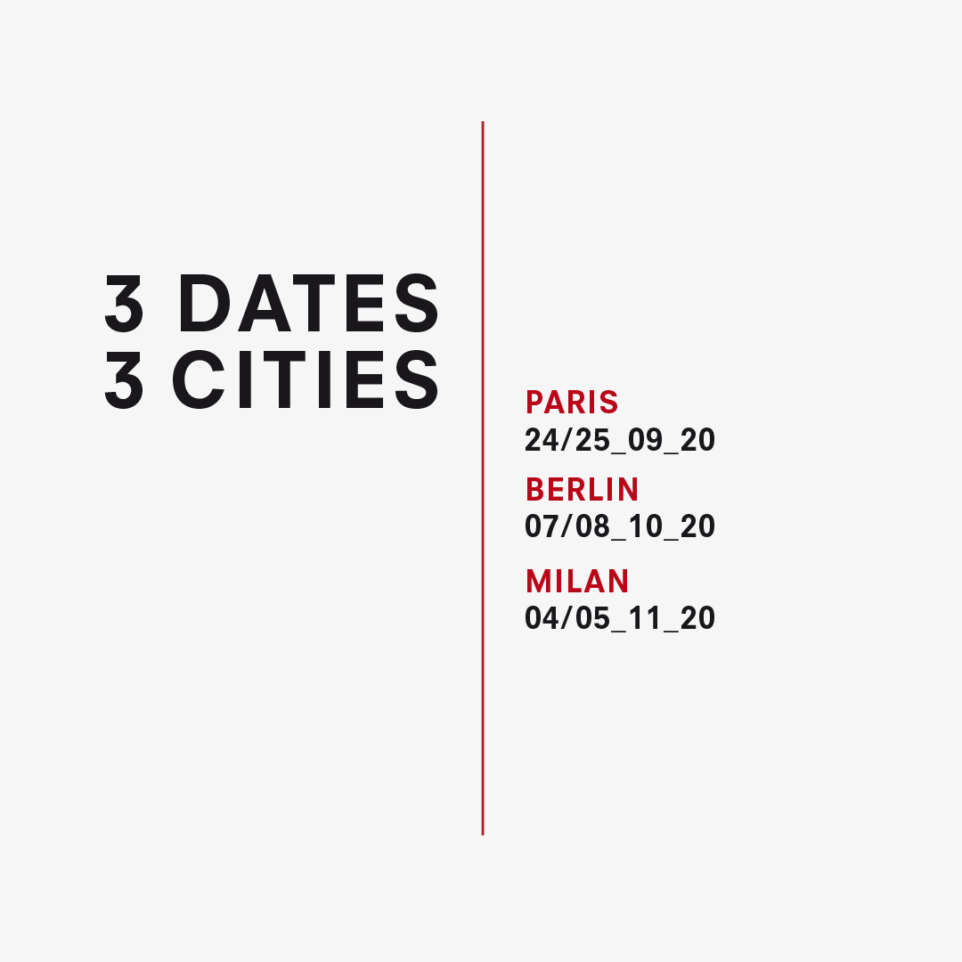 3 dates, 3 cities
The a@w exhibition format proves to be successful, allowing architects and designers to see innovations in architecture in a safe and controlled environment.
Ottostumm | Mogs will be in Paris, Berlin and Milan this year.