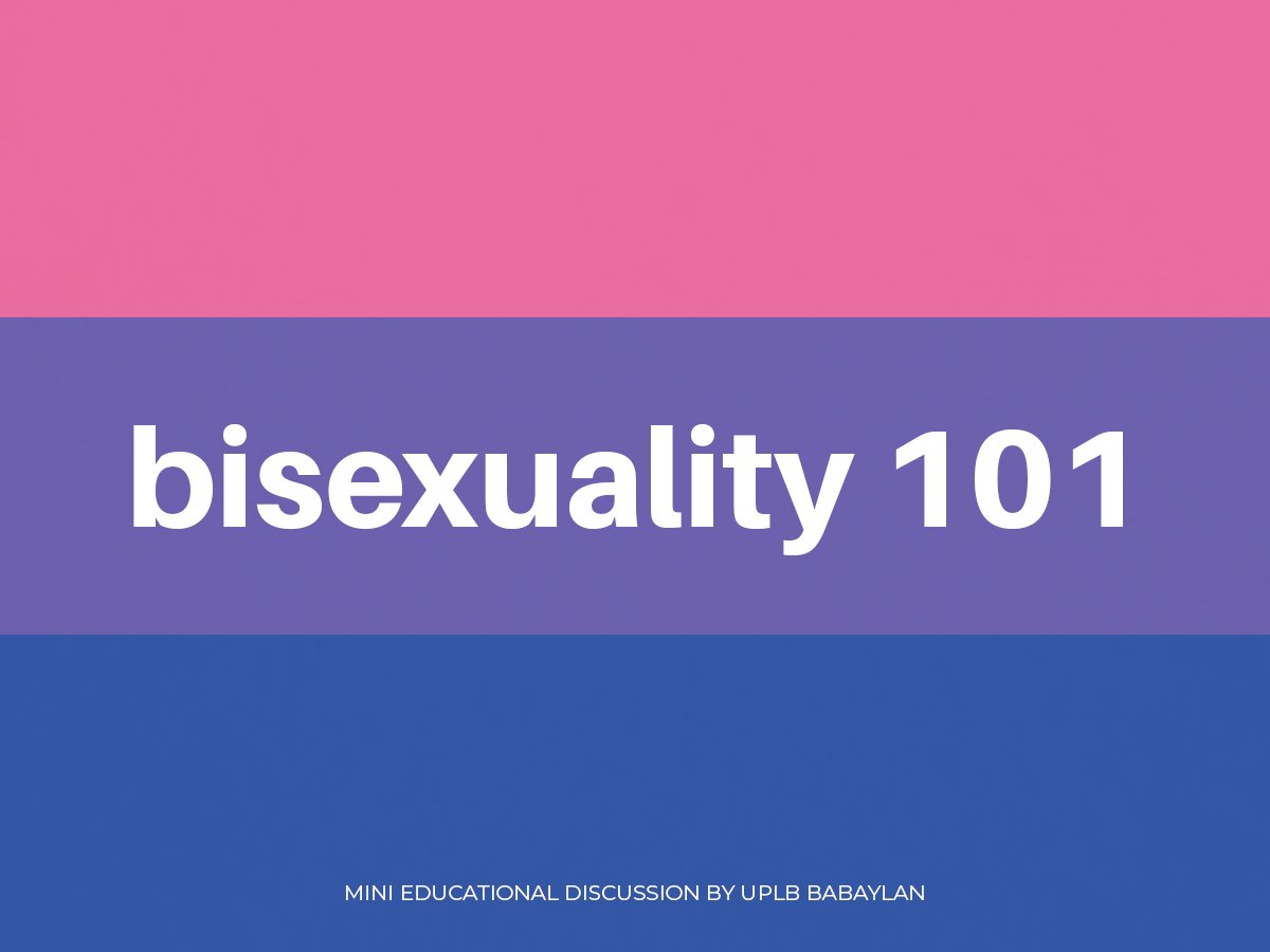 Learn more about bisexuality and help create a safer, more inclusive, and colorful world this #BiWeek 💗💜💙

BISEXUALITY 101: a thread

#BiAwarenessWeek
#BiVisibilityWeek
#BiPride
#NoToBiErasure