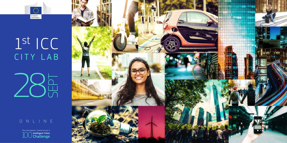 EU_EISMEA's tweet photo. Mark your 📅 on 28 Sep to join the first ever #ICC City Lab! 

The panel discussions will explore the role of cities &amp; their ecosystems in search of a #green and #digital recovery. 

Register here 👉 https://t.co/YGR7CmrTPP

#COSME_EU #IntelligentCitiesChallenge https://t.co/jOWIpPY309