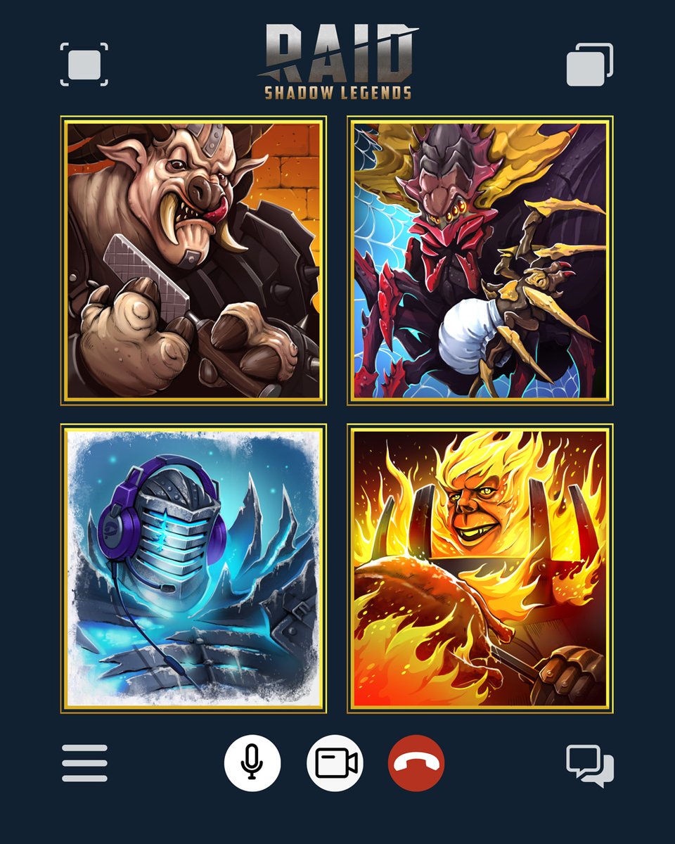 Raid Shadow Legends On Twitter Telerian Dungeons Are Abuzz And Bosses Have Gathered An Urgent Work Call To Discuss The Impudent Little Champion Who Plagues Them Day And Night They Don T Even