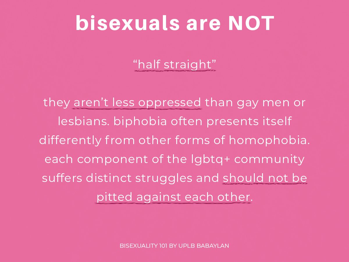 BISEXUALS ARE NOT