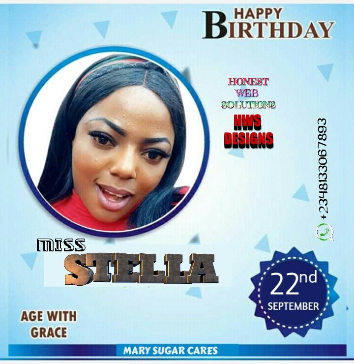 __MissCharity's tweet photo. Honest Web Solutions ( @_HWSolutions) and Mary Shuga celebrate you this day miss Stella. Happy birthday! #HonestWebSolutions #HWSDesigns #GraphicDesign #websitedesign #LogoDesign #OnlineMarketing #developer #needgraphicdesigner #photoshop #logo #designinspiration https://t.co/iqDksnSA8n