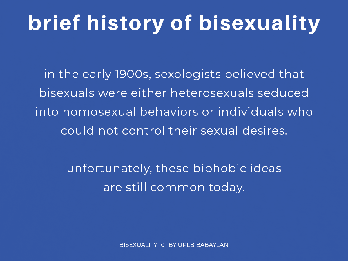 BRIEF HISTORY OF BISEXUALITY