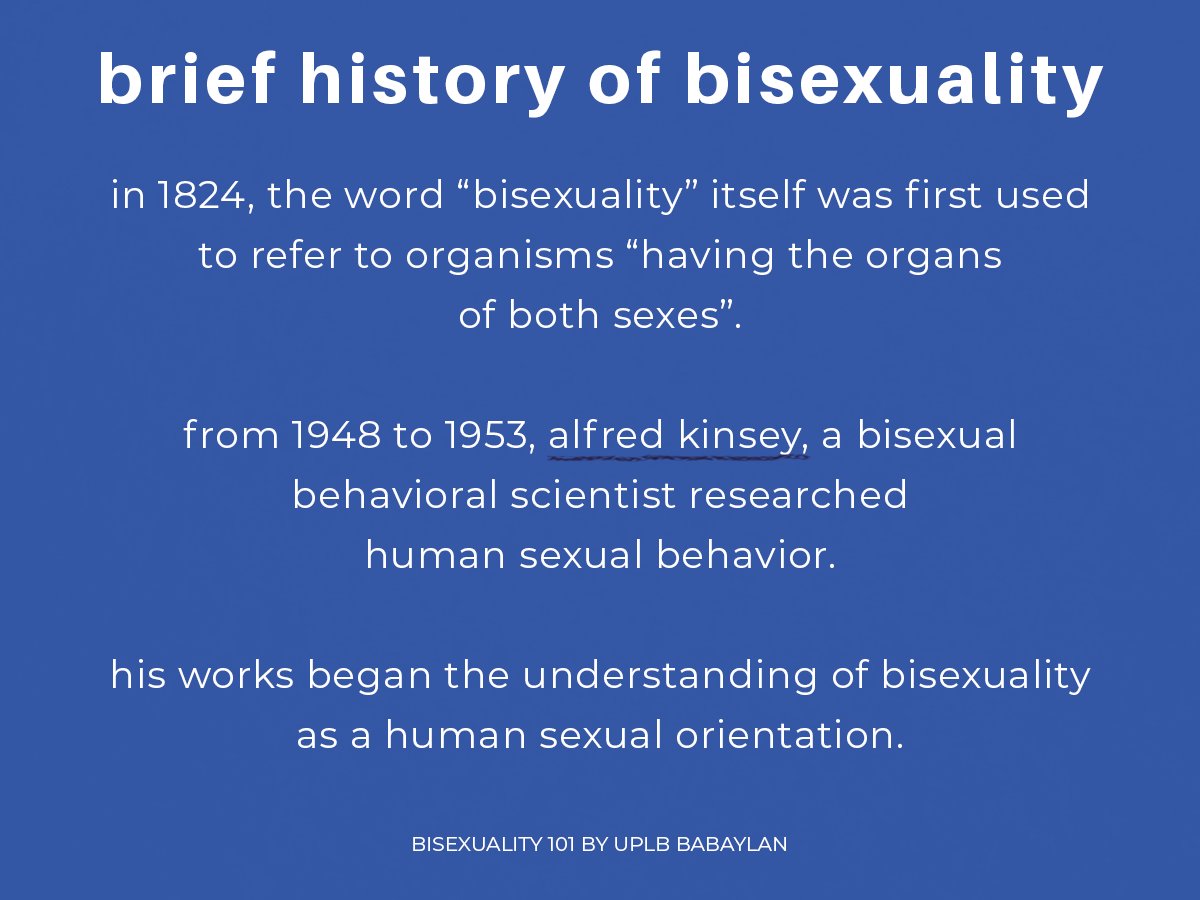 BRIEF HISTORY OF BISEXUALITY