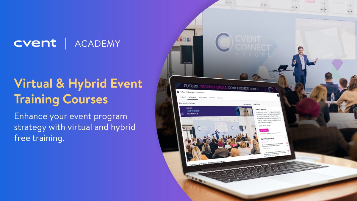 #Virtualevents are here to stay, but #hybridevents are the future of our industry and where the true magic happens.🌟
*
So, arm yourself with the right training and knowledge you need with our FREE training programs!👍
bit.ly/3iVbTo9