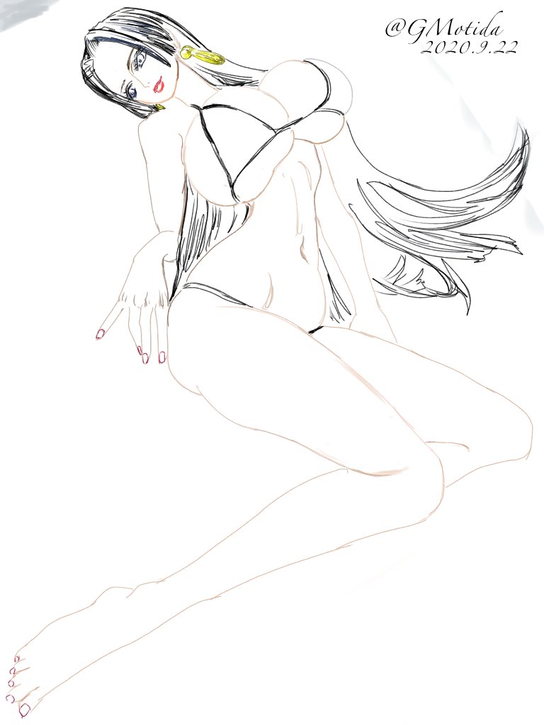 G Faure モティーダ Na Twitteru 修練です ボヤけたハンコックの画像をちょっとおっぱいとお尻を直してみました 本当の年齢に戻してあげただけです マダムサリマン 垂れたお尻と血管の浮き出た手 トレス ボア ハンコック 水着