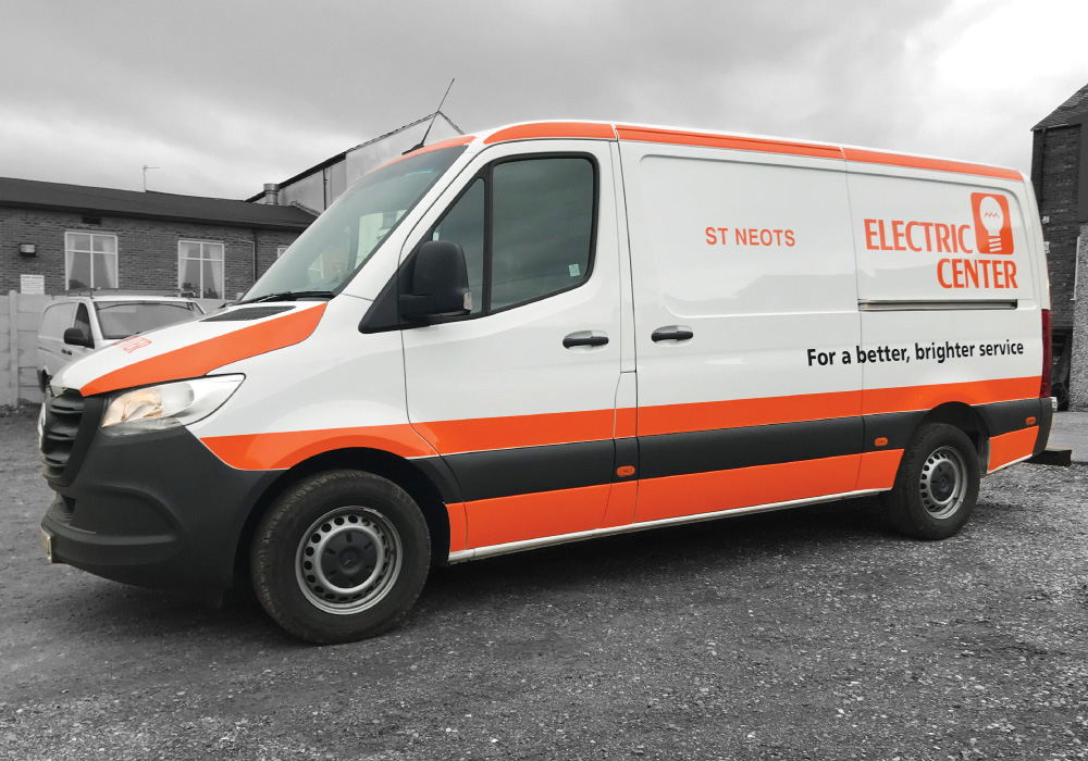 SignsNorthwest's tweet photo. Electric Center Mercedes Sprinter Livery! Contact us on 0161-776 0527 or enquiries@signsnw.co.uk #signsnorthwest #northwestsigns #vehiclewrapping #vehiclegraphics #vehiclelivery #graphics #fleetbranding #electriccenter #mercedessprinter https://t.co/Y6BHRYWD9W